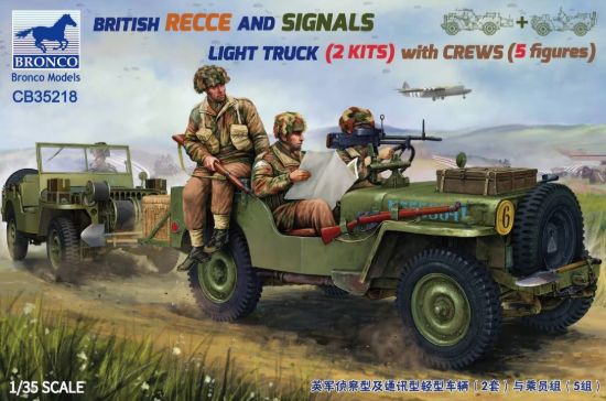 Picture of BRITISH RECCE AND SIGNALS LIGHT TRUCK  (2 KITS ) with CREWS