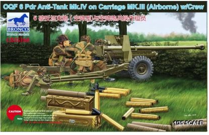 Picture of OQF 6 Pdr Anti-Tank Mk.IV on Carriage Mk.III (Airborne) w/Crew 