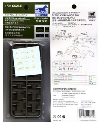 Picture of WWII British 25prd ammo box(for Staghound APC) 