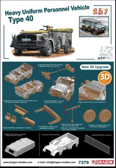 Picture of 1/72 Heavy Uniform Personnel Vehicle Type 40
