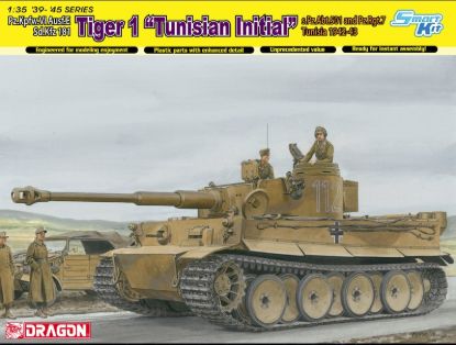 Picture of Tiger I Initial Production Tunisian Initial Tiger s.Pz.Abt.501 DAK Tunisia 1942/43