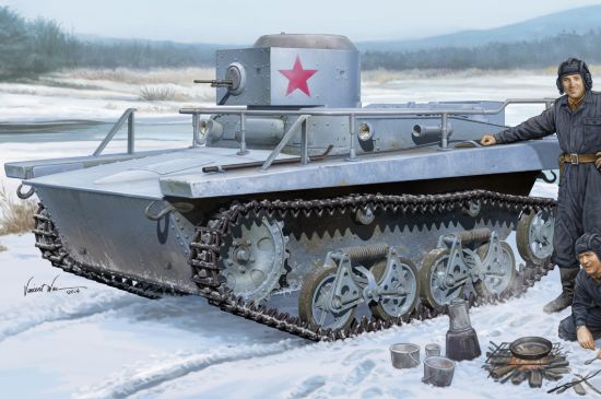 Picture of Soviet T-37TU Command Tank 