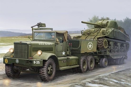 Picture of US M19 Tank Transporter with Soft Top Cab