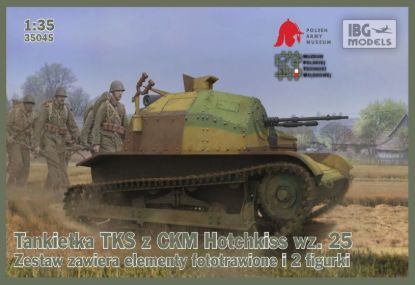 Picture of TKS Polish Tankette with machine gun (includes 2 figures) - 