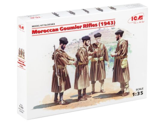 Picture of Moroccan Goumier Rifles (1943) (4 figures)