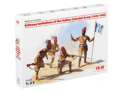 Picture of Eritrean battalions of the Italian Сolonial Army (1939-1940) (4 figures)  