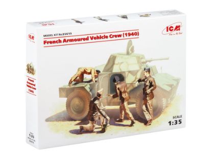 Picture of French Armoured Vehicle Crew (1940) (4 figures)  