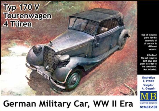 Picture of Germany military car, Type 170 V, Tourenwagen, 4 Türen, 1937-1940 