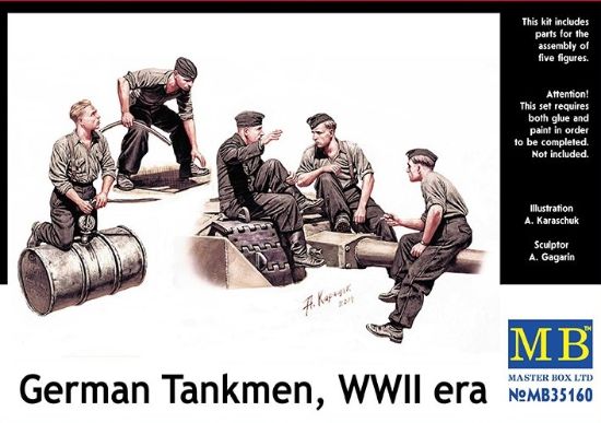 Picture of Germany Tankmen, WWII era 