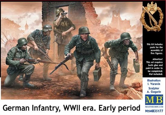 Picture of Germany Infantry, WWII era. Early period 