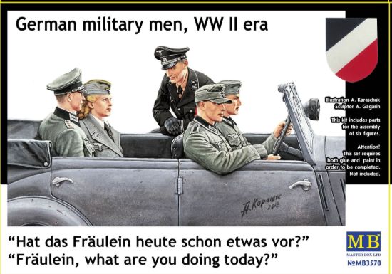 Picture of Fräulein, what are you doing today? Germany military men, WW II era 