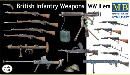 Picture of British Infantry Weapons, WW II era 