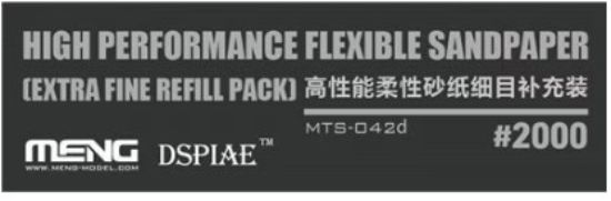 Picture of High Performance Flexible Sandpaper (Extra Fine Refill Pack/2000#)
Thickness: 2mm/3mm/5mm thick, 
Quantity: 6pcs