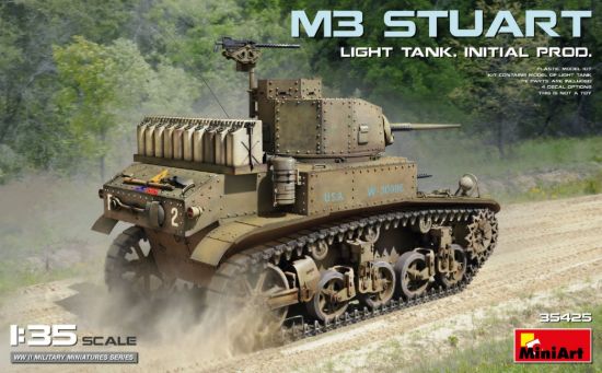 Picture of M3 Stuart Light Tank. Initial Prod.
