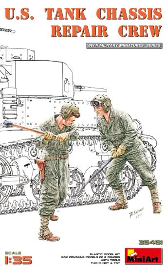 Picture of U.S. Tank Chassis Repair Crew