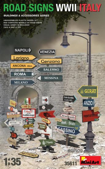 Picture of ROAD SIGNS WWII ITALY