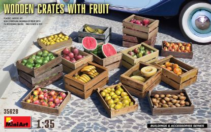 Picture of Wooden Crates with Fruit