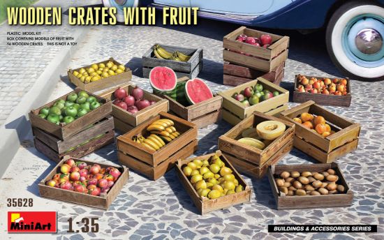 Picture of Wooden Crates with Fruit
