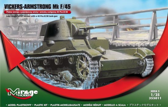 Picture of Vickers-ARMSTRONG VA  mk F/45  Light Tank [late single turret version with a 45 Psv.K/38 tank-gun]