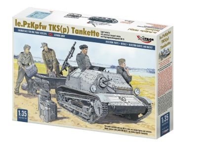 Picture of TANKETTE TKS-MG15 with trailer