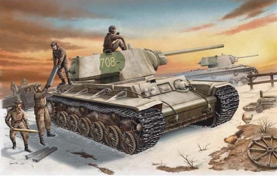 Picture of KV-I Model 1942 heavy cast turret