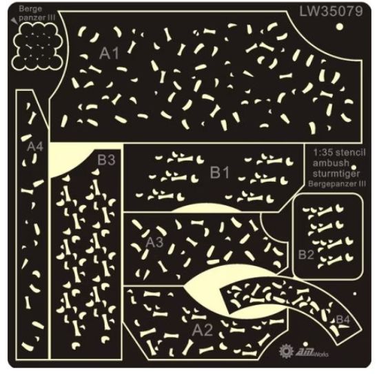 Picture of WWII Germany Camouflage for Strumtigers & Bergepanzer III 