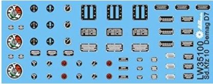 Picture of Vehicle Dials & Placards Sd.Kfz. 10 Demag D7 
