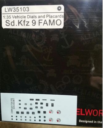 Picture of Vehicle Dials & Placards Sd.Kfz. 9 FAMO 