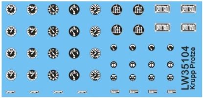 Picture of Vehicle Dials & Placards Krupp Protze