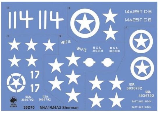 Picture of US Army Shermans at ETO vol.1