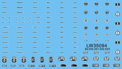 Picture of Vehicle Dials & Placards Sd.Kfz. 221-222 & 223